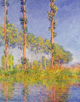 3本のポプラの木 秋の効果 クロード・モネ Oil Paintings